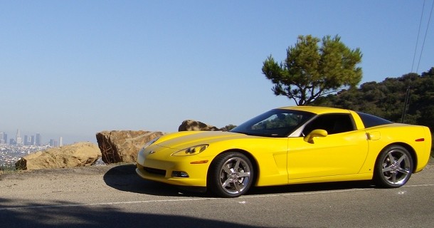 Billede af den flotte Corvette C6 V8