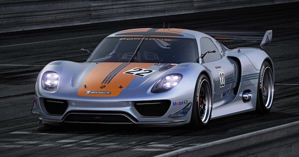 Se konceptbilen Porsche 918 RSR her.