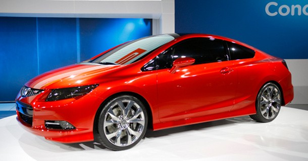 Honda civic coupe og sedan koncept 2012