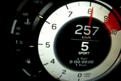 Lexus LFA V10 med launch control Video