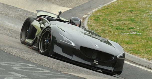 Peugeot EX1 koncept sætter banerekord for elbiler på Nürburgring