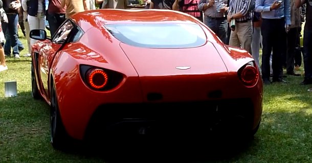 Aston Martin V12 Zagato i billeder og lyd – Video