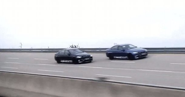 BMW M5 testet i Syditalien – Video