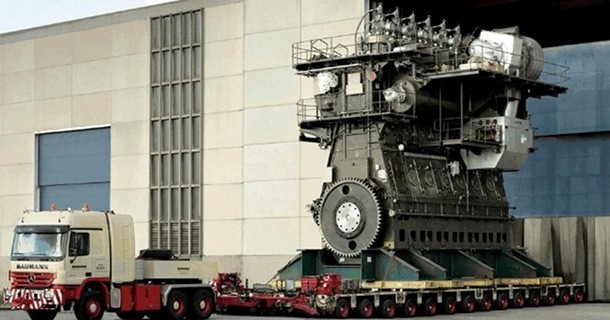 Verdens største dieselmotor yder 109.000 hestekræfter!