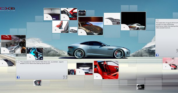 Jaguar C-X16 får sin egen hjemmeside