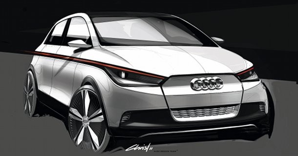 Audi A2 concept – Rummelig og 100 % eldreven!