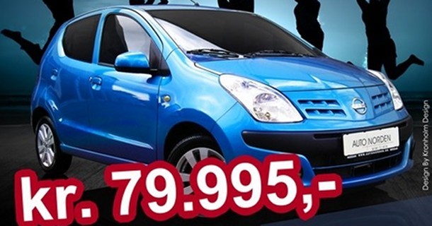 En rabat på 26.995 kr. gør Nissan Pixo til Danmarks billigste bil