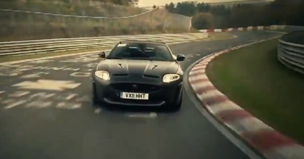 Jaguar XKR-S cabriolet på Nürburgring – Video