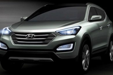 billede af den nye Hyundai Sante Fe