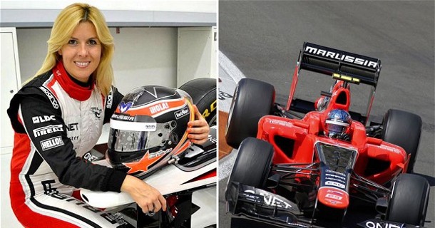 Kvindelig Formel 1 kører i livsfare efter uheld