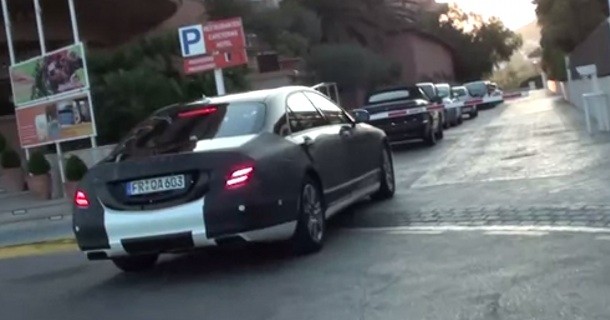 Ny Mercedes S-Klasse spottet i Spanien – Video