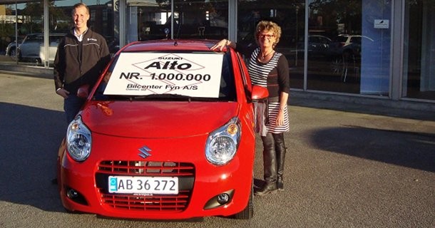 Suzuki Alto nr.1 million solgt i Danmark!
