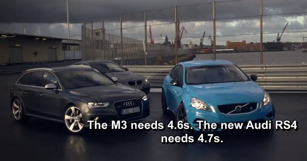 Volvo S60 Polestar mod RS4 og M3! – Video