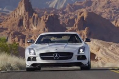 Billede fra Mercedes SLS AMG Black Series video