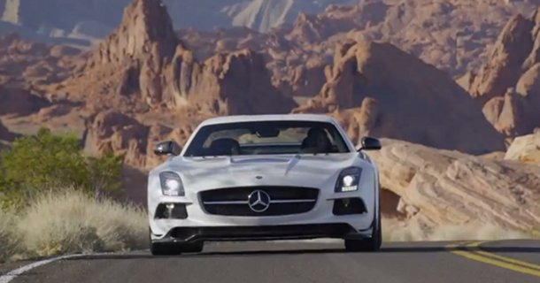 Trailer for Mercedes SLS AMG Black Series – Video