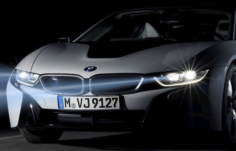Laserforlygter i BMW i8