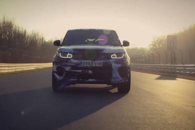 Ny Range Rover Sport SVR på Nürburgring