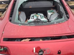 Audi R8 smadret