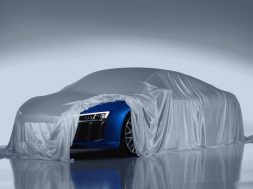 Audi R8 med laserlygter