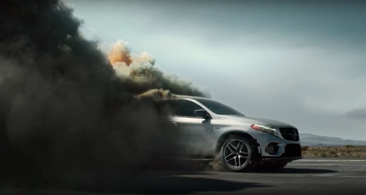 Mercedes-reklame: GLE Coupe har racer-sjæl