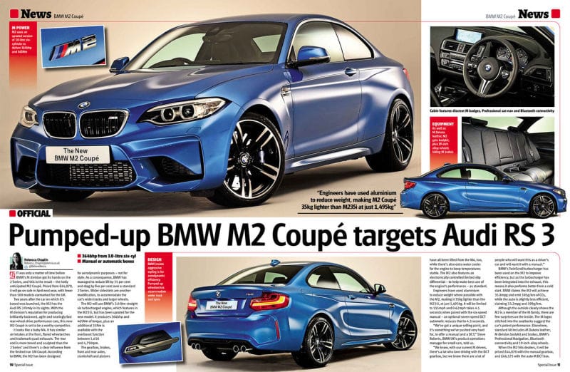 Lækket: Ny BMW M2