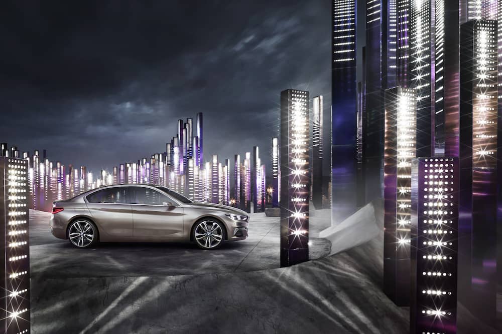 Den nye BMW “Compact Sedan Concept” i et elegant design