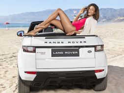 Range Rover Evoque cabriolet med Naomie Harris