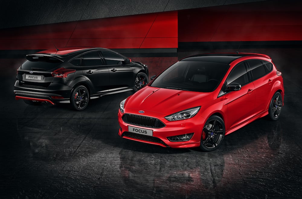 Ford Focus er klar i Red & Black Edition!