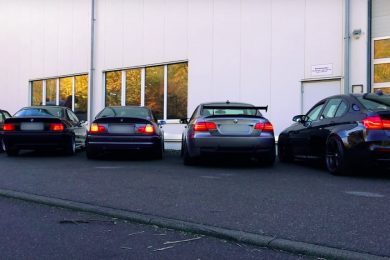 Fem generationer af BMW M3