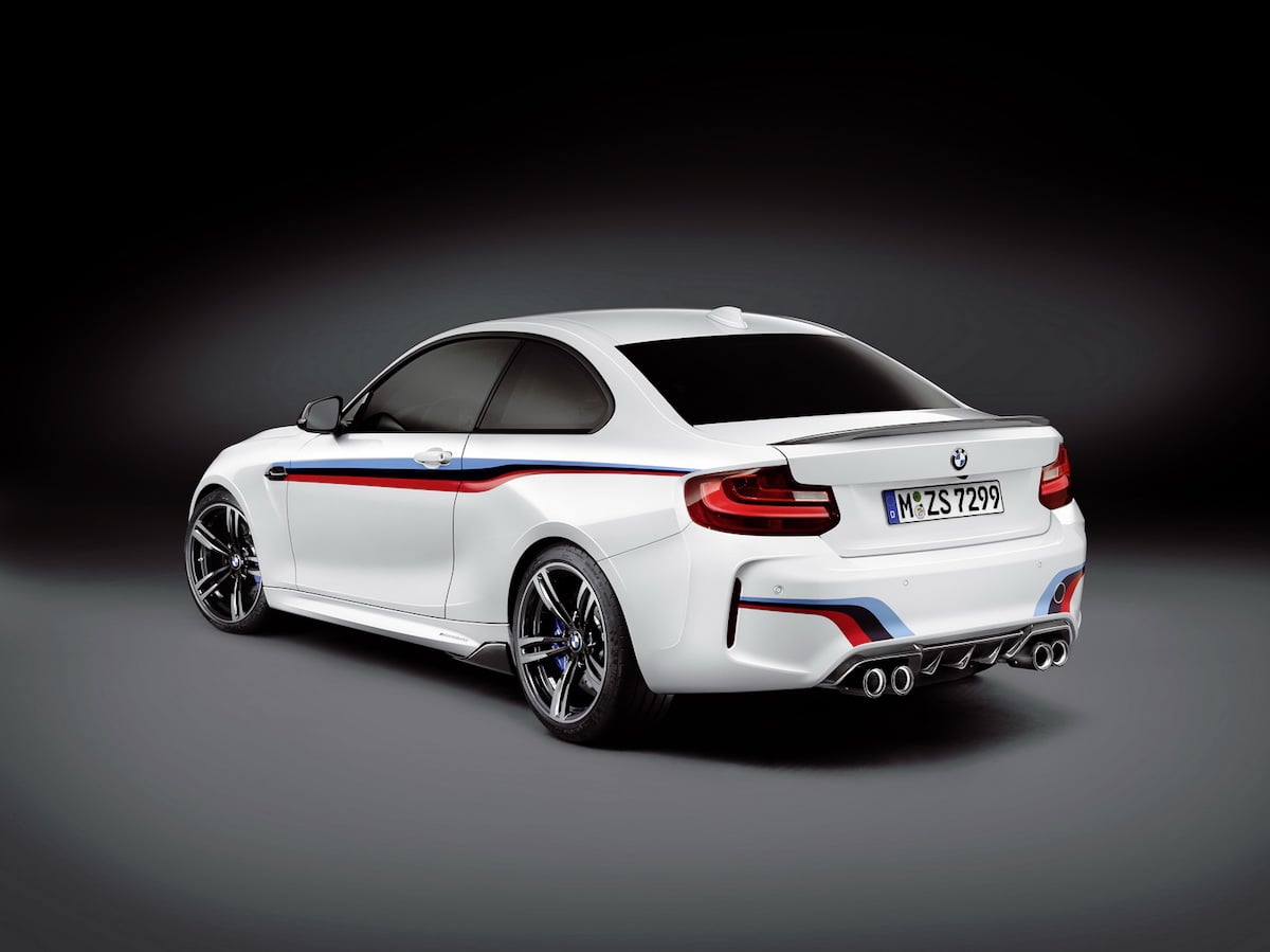 BMW M2 coupé med M Performance dele