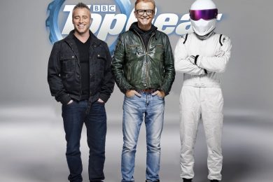 Matt LeBlanc, Chris Evans og The Stig Top Gear