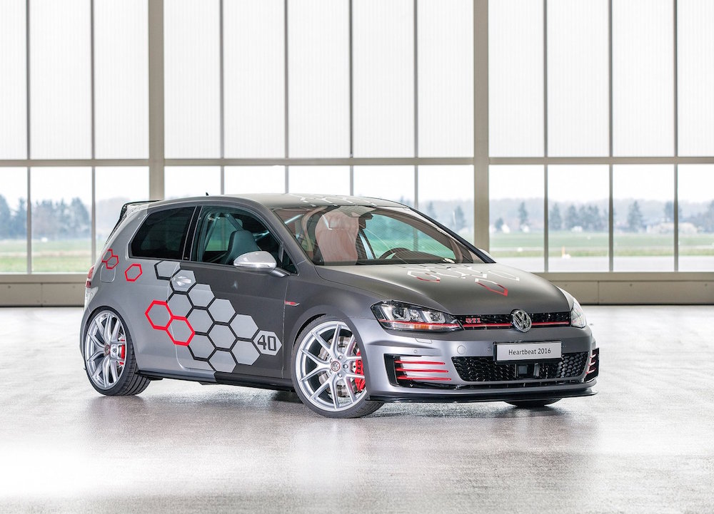Volkswagen Golf GTI Heartbeat Concept med 400 hestekræfter
