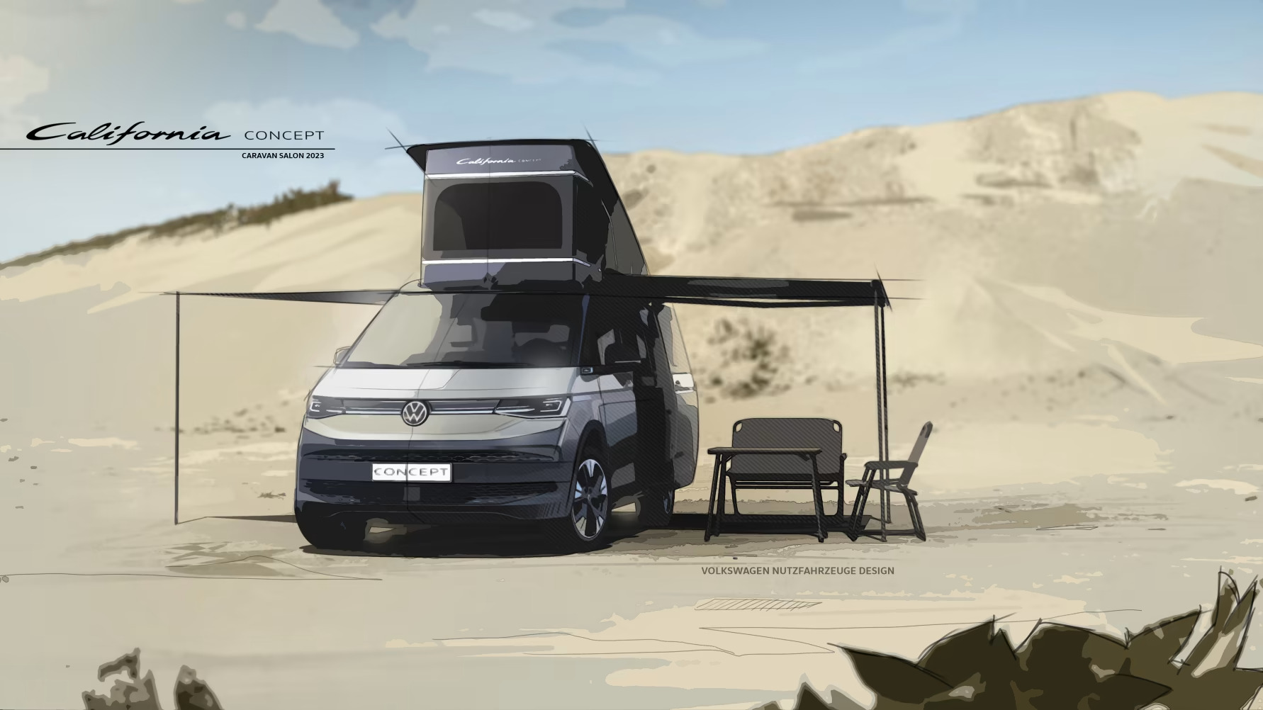 Volkswagen California CONCEPT: Et glimt af fremtidens Ikoniske autocamper